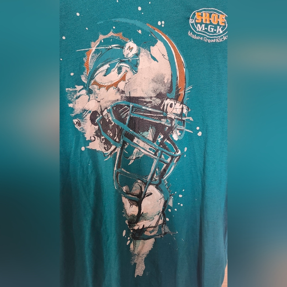 Nike Miami Dolphind Teal Team Apparel Top